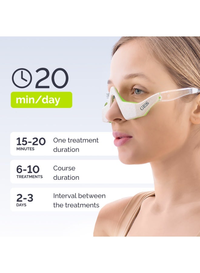 GESS Kuper Microcurrent Glasses, Face Lifting Device 3 Intensity Modes, Rechargeable, Anti-Aging Machine, Contour Skin Tightening, Microcurrent Face Lifter, Face Tightening and Lifting, Anti-Wrinkle - Image 5