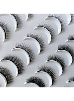 DAODER DAODER Lashes Short Eyelashes Natural Look Faux Mink Lashes Wispy Medium Length False Eyelashes 9~11mm Reusable Eye Lashes Pack Variety Styles 20Pairs Black  - Image 5