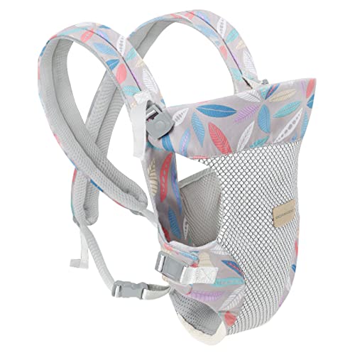 Ocanoiy Baby Wraps Carrier, Ergonomic Baby Carrier Newborn to Toddler, Cozy Baby Front and Back Carrier for 7-45lbs (Leaf) - Image 2