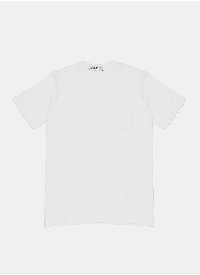 giggles - T.SHIRT BASIC white Junior Boys - Image 1