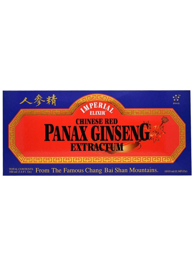 Imperial Elixir Chinese Red Panax Ginseng Extractum Vials Imperial Elixir (Ginseng Company) 10 Vial  - Image 1