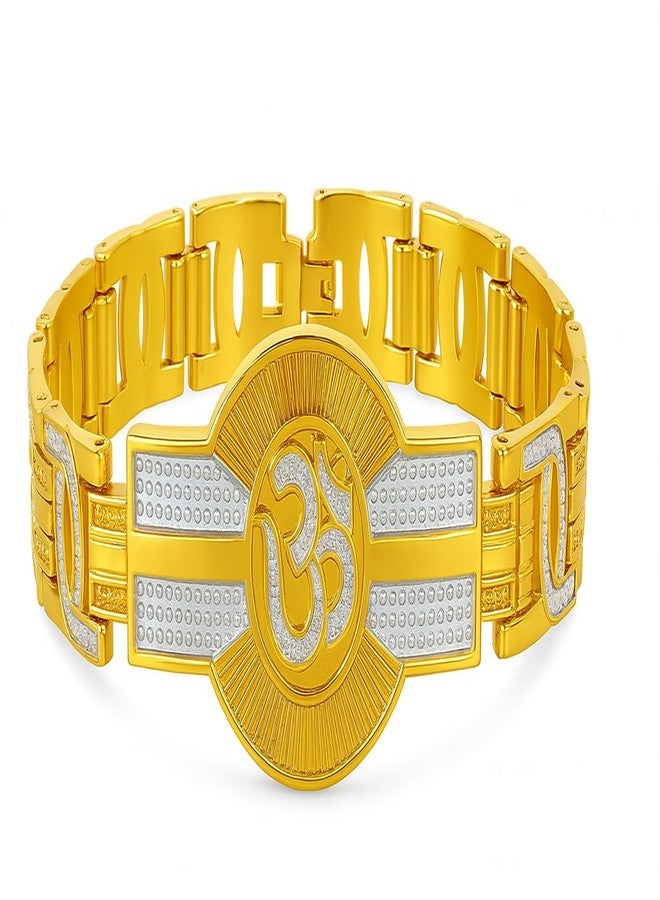 SHANKHRAJ MALL MENS GOLDPALTED BRASS BRACELET (A13) (A16) - Image 1