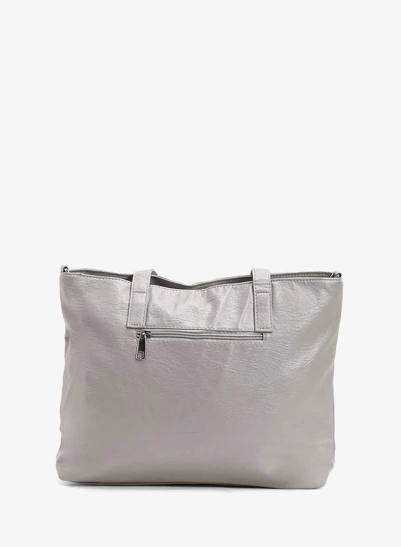 Haute Sauce  Solid Zip Lock Regular Faux Leather Hand Bag for Women | Best Price UAE