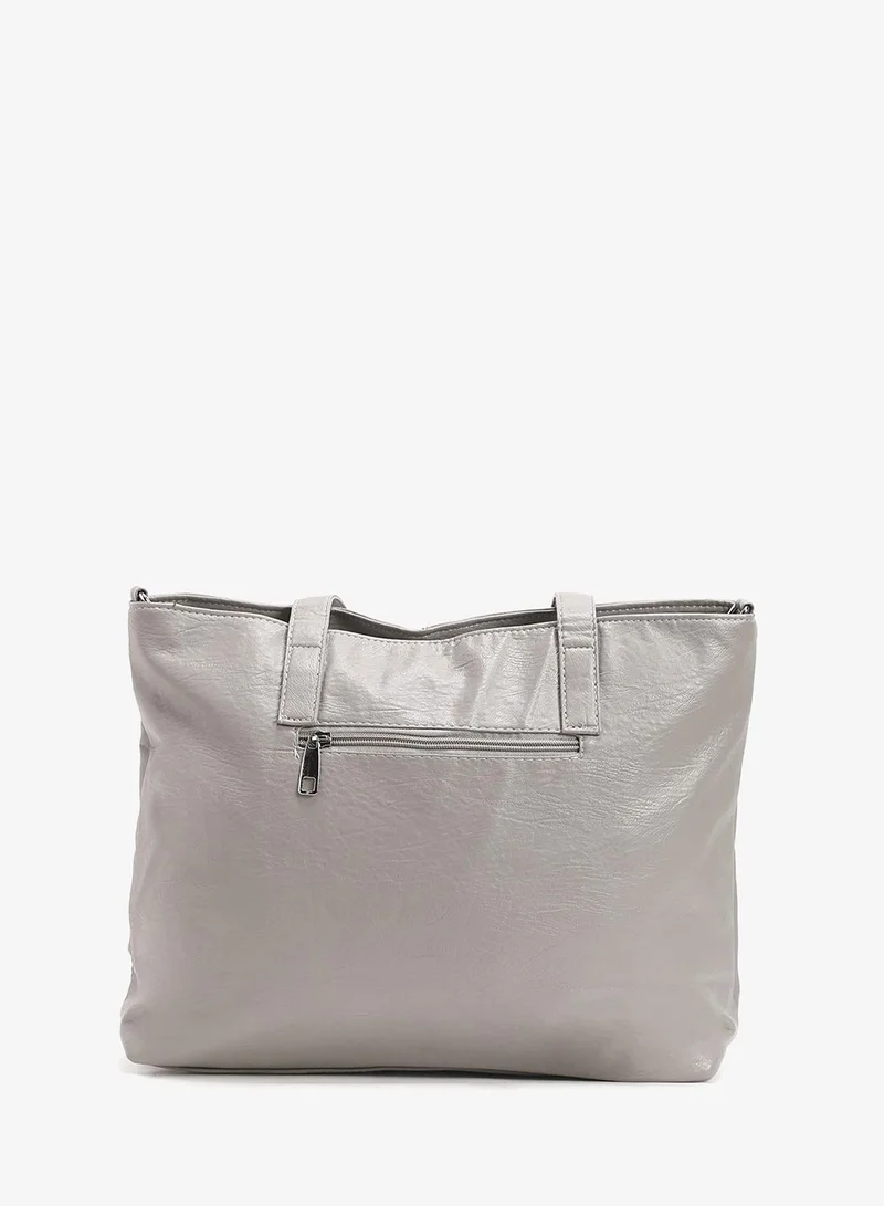 Haute Sauce  Solid Zip Lock Regular Faux Leather Hand Bag for Women | Best Price UAE