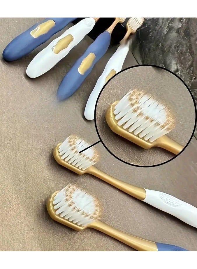 جلوسكي 6pcs مجموعة فرشاة أسنان ناعمة للغاية-شعيرات متطورة فائقة الدقيقة، تنظيف يدوي، مثالية للأسنان الحساسة واللثة - Image 4