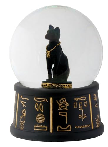 SUMMIT COLLECTION YTC 3.5 Inch Cold Cast Resin Egyptian Bastet Water Snow Globe Figurine - Image 4