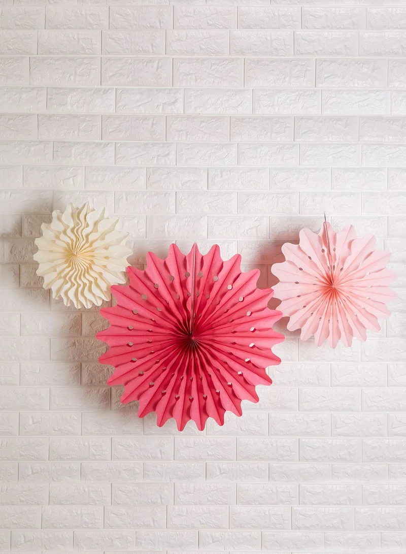 Talking Tables 3 Pack Fan Blossom