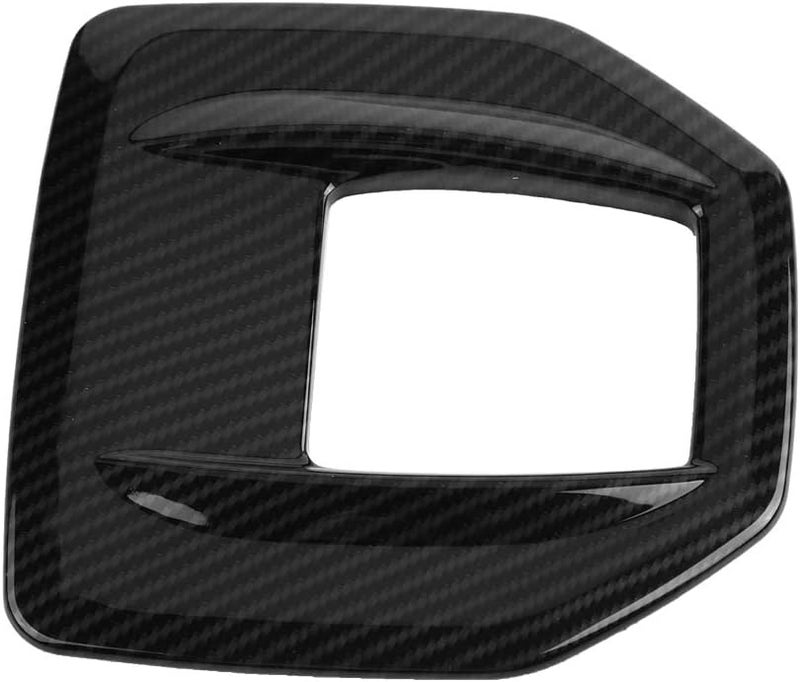 Acouto Carbon Fiber ABS Gear Box Panel Cover T for Giu 2017-2018 Ive Car Panel Cover for Gear Box with Carbon Fibe Easy Installation for Ulti Interior Upgrade - Image 1