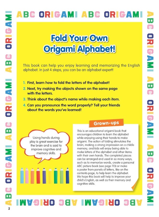 null - ABC Origami: Learn Your Alphabet and Numbers Through Origami! ( - Image 1