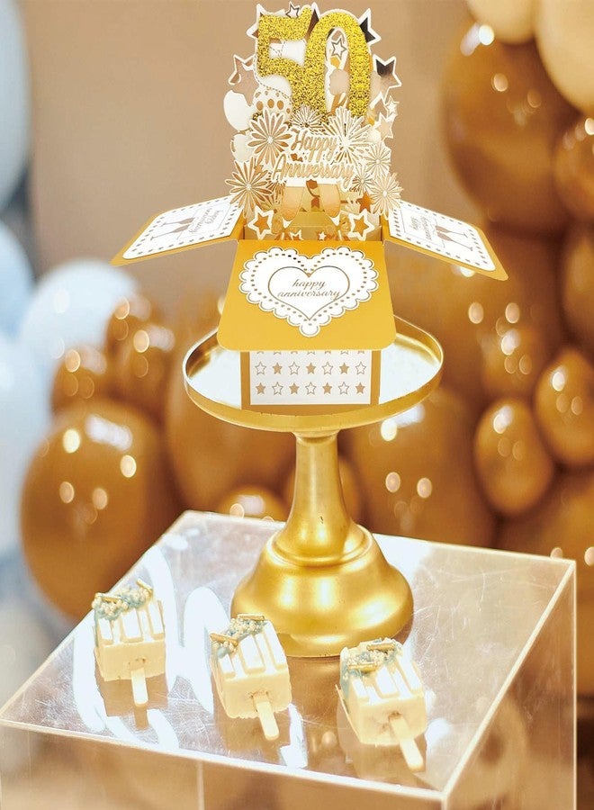 Asmallgf Happy 50th Anniversary Pop Up Card Gifts for Couple - Image 4