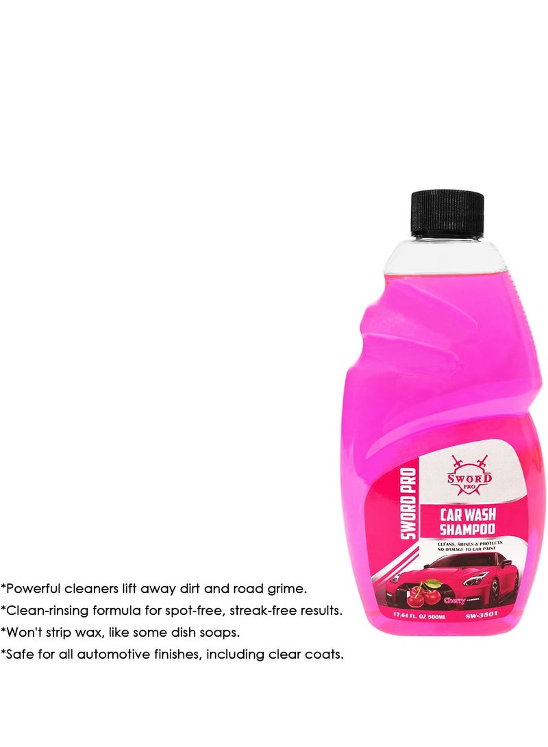 Sword Pro SWORD PRO Car Cleaning Shampoo & Ultra Shine Washing Shampoo 500ml SW-3501  - Image 2