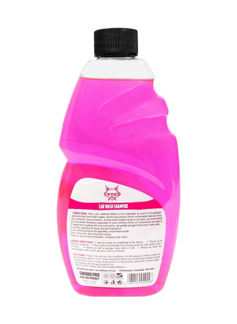 Sword Pro SWORD PRO Car Cleaning Shampoo & Ultra Shine Washing Shampoo 500ml SW-3501  - Image 4