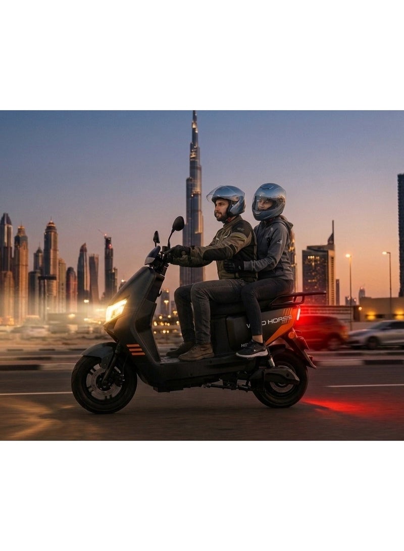 Wind Horse M5 Pro Electric Bike 1500W Powerful Motor, 80KM/H High-Speed, 60V 20Ah, 50KM Range, 14-Inch Tires, Carbon Alloy Frame, NFC Smart Keys, Dual Suspension – Ultra Performance E-Bike for Adults - Image 2