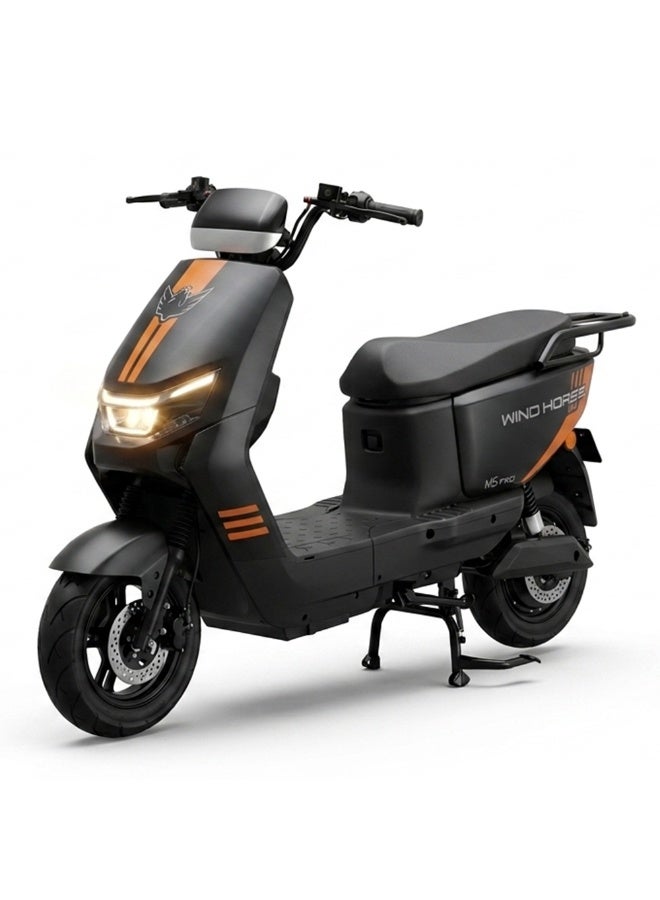 Wind Horse M5 Pro Electric Bike 1500W Powerful Motor, 80KM/H High-Speed, 60V 20Ah, 50KM Range, 14-Inch Tires, Carbon Alloy Frame, NFC Smart Keys, Dual Suspension – Ultra Performance E-Bike for Adults - Image 4