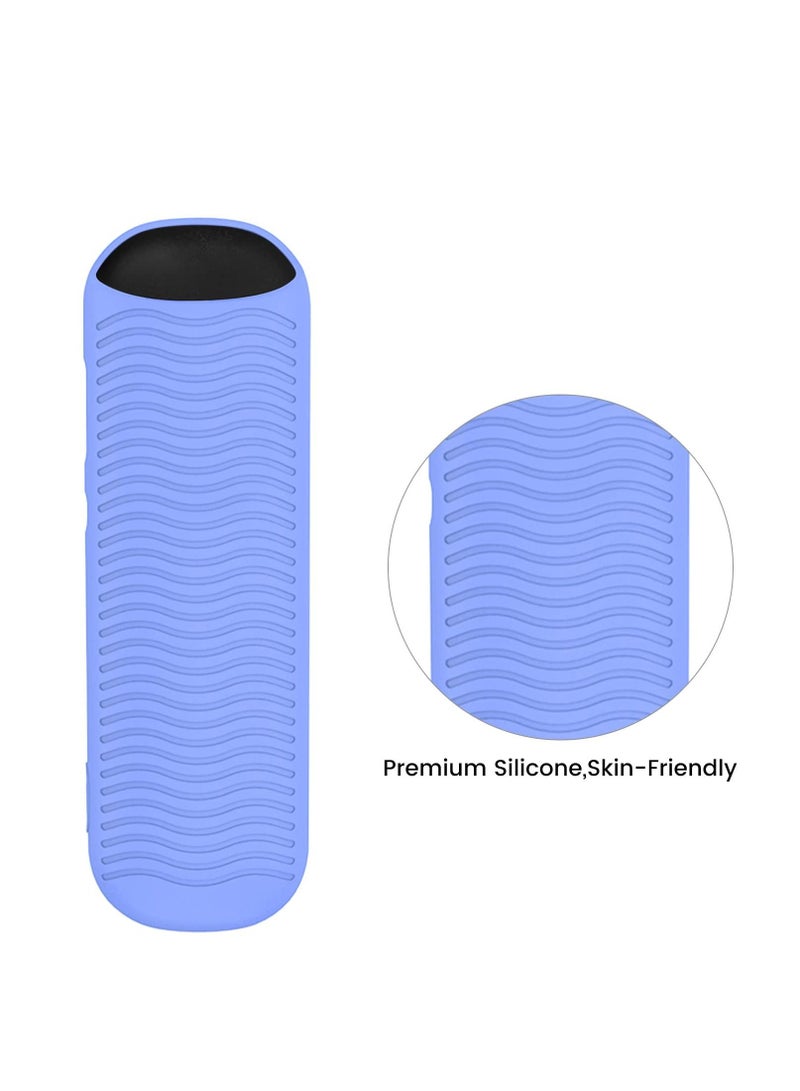 Glowing Remote Cover for Roku Voice Remote RCA1R 2023 New Slip-Resistant Silicone Control Case with Lanyard (Blue) - Image 5