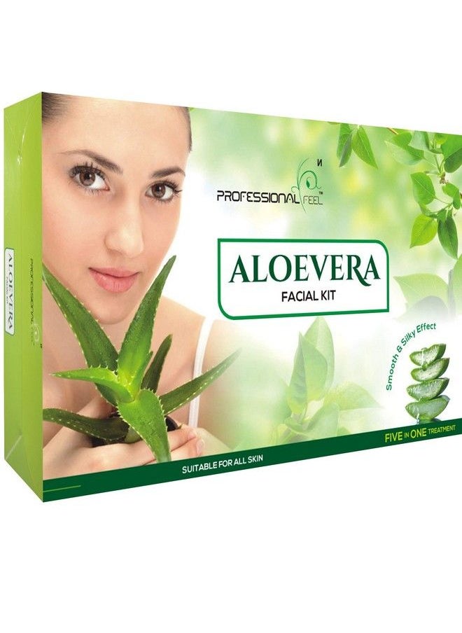 professional feel - Aloe Vera Facial Kit All Type Skin Solution (Set Of 5) 250 G - Image 1