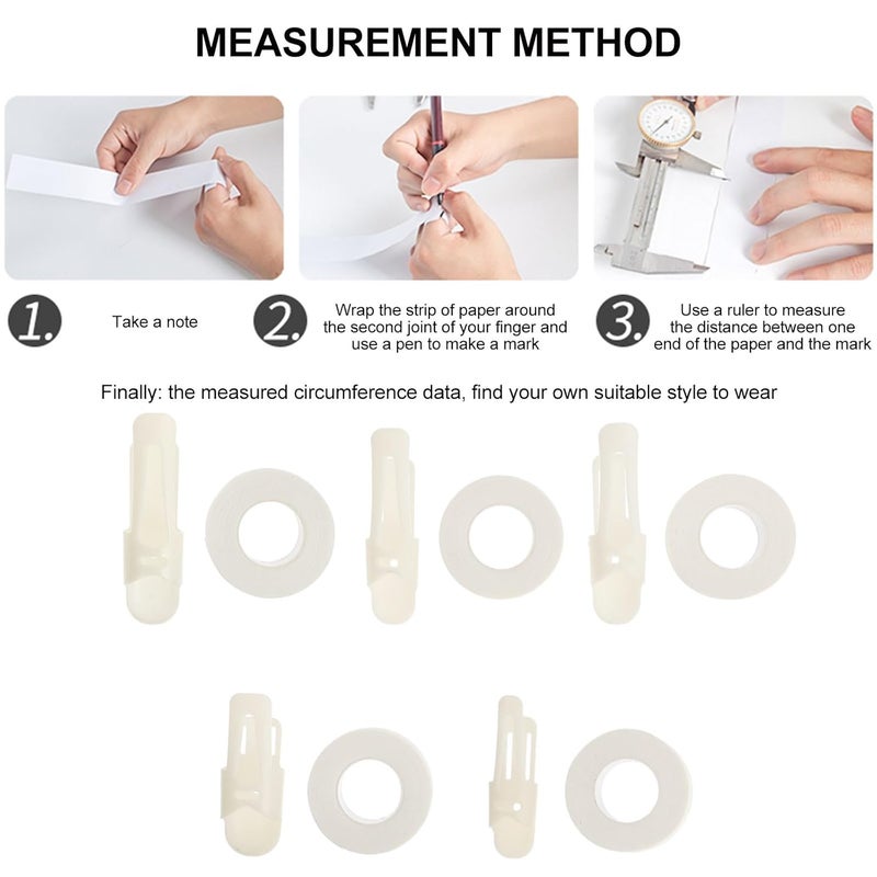 Finger Splint Brace Set 5 Pieces with Finger Joint Support and Thumb Stabilizer and Injury at Home - Image 2