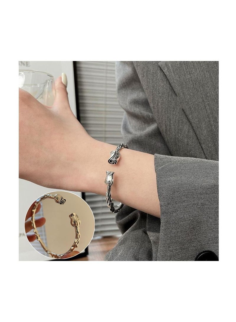 Retro S925 Silver Bracelet  - Image 3