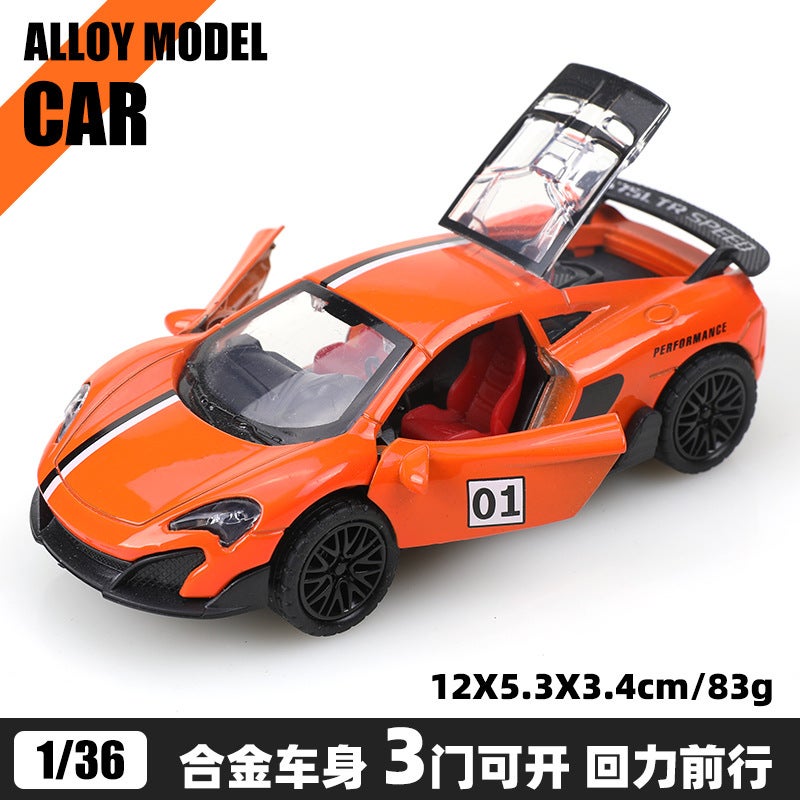 Bulk 1:36 Alloy Model Cars, Kids Pull Back Toy Vehicles, Boys Race Car Decor Gift[Bubble Bag] Mai saidao version Orange [Bubble Bag] Mai saidao version Orange 