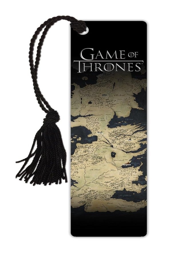 Trend Setters Game of Thrones - Map - 2” X 7” Glossy Tassel Bookmark - Officially Licensed Merchandise USBMP1001 - Image 1