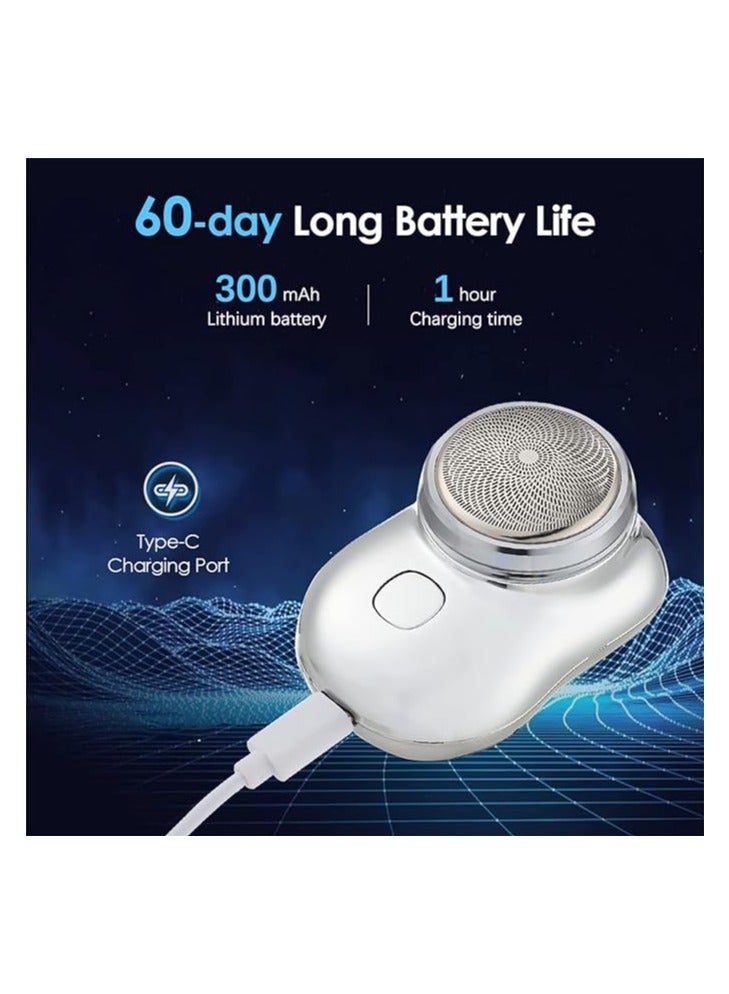 Mini portable Electric Shaver foe Men, Pocket Size Portable Shaver - Image 1