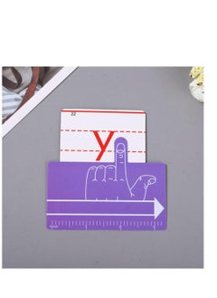Excefore Plastic Shims, 8 Pcs Finger Focus Highlighter, with Colorful Guided Reading Strips, Reading Aid Handwriting Tool, Reading Tracking Rulers, for Dyslexia Classroom Supplies  - Image 3
