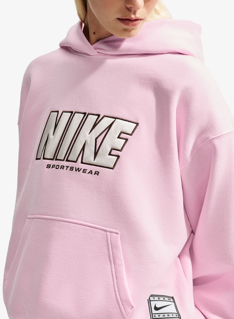 Nike Studio Fleece Oversized Hoodie - Image 3