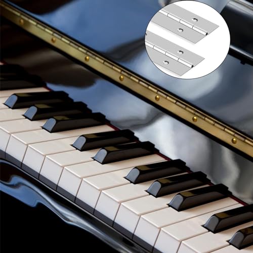 GRRONZEE Piano Hinge 30 Inch Heavy Duty Stainless Steel Piano Hinge Continuous Hinge for Cabinet, Door, DIY Wood Boxes, 0.047" Leaf Thickness, 2" Open Width - Image 5