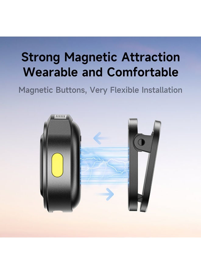 Awei Dual Wireless Magnetic Lavalier Mic - Mk3 - Black - Image 5