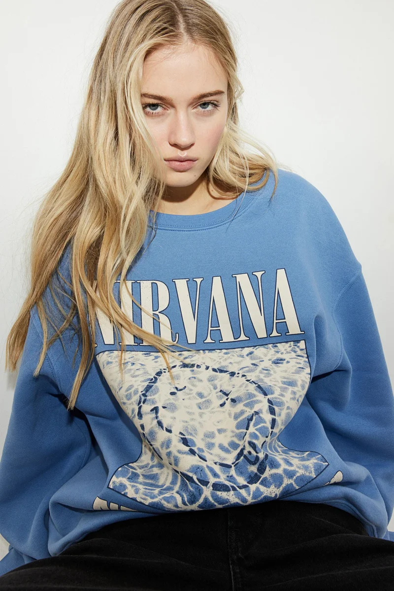 H&M Oversized printed sweatshirt