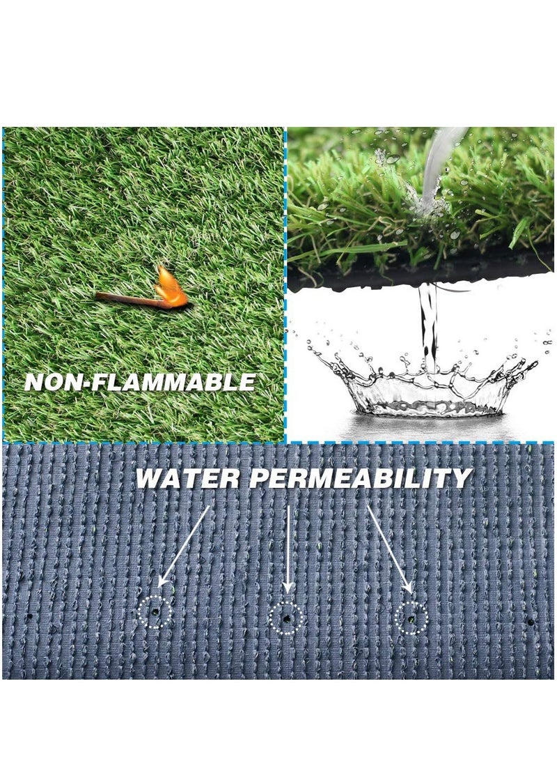 LINGWEI - Artificial Grass Carpet Fake Grass Turf 30mm Garden Lawn Landscape Balcony Synthetic Turf Mat Thick Fake Grass Pet Pad - Image 1