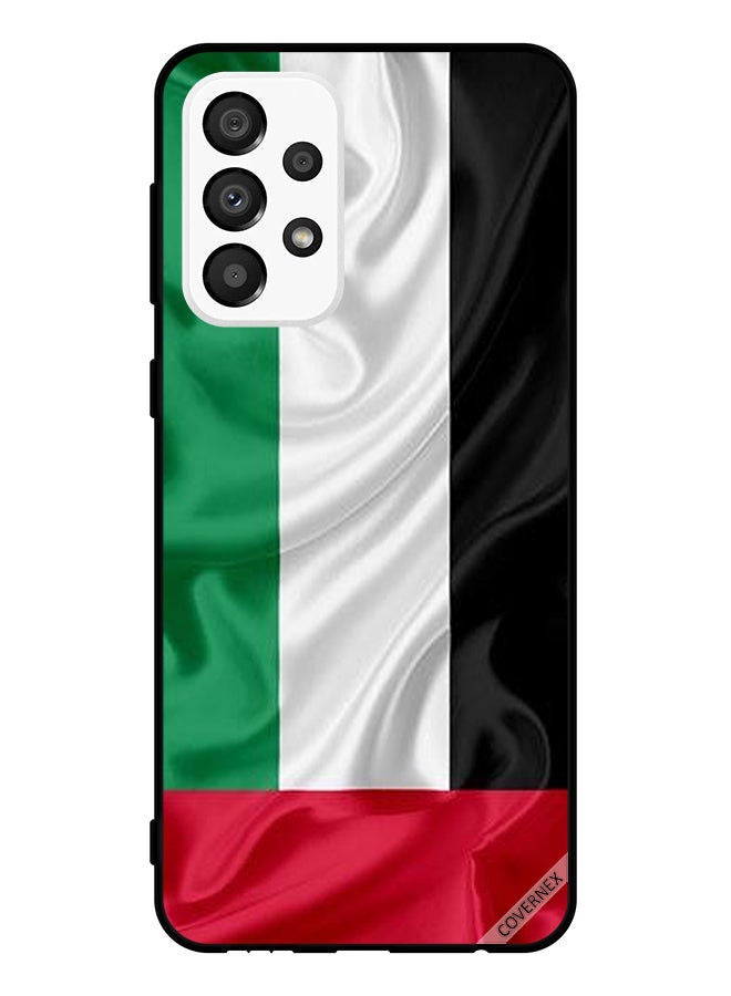 Covernex Protective Case Cover For Samsung Galaxy A33 5G Uae Flag Cloth - Image 1