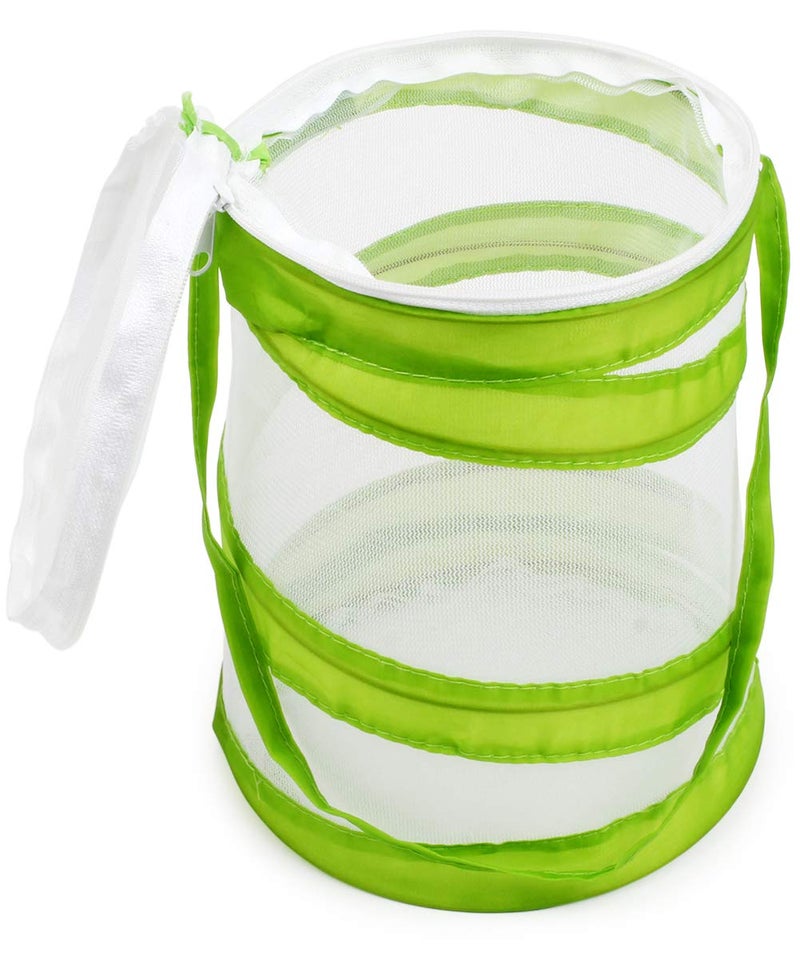 RESTCLOUD 2-Pack Mini Butterfly Habitat, Insect Mesh Cage, Bug Terrarium Pop Up 5.5" x 7" Tall (Pack of 2) - Image 5