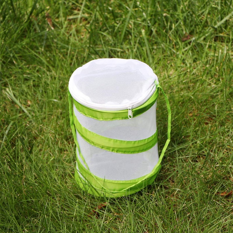 RESTCLOUD 2-Pack Mini Butterfly Habitat, Insect Mesh Cage, Bug Terrarium Pop Up 5.5" x 7" Tall (Pack of 2) - Image 2