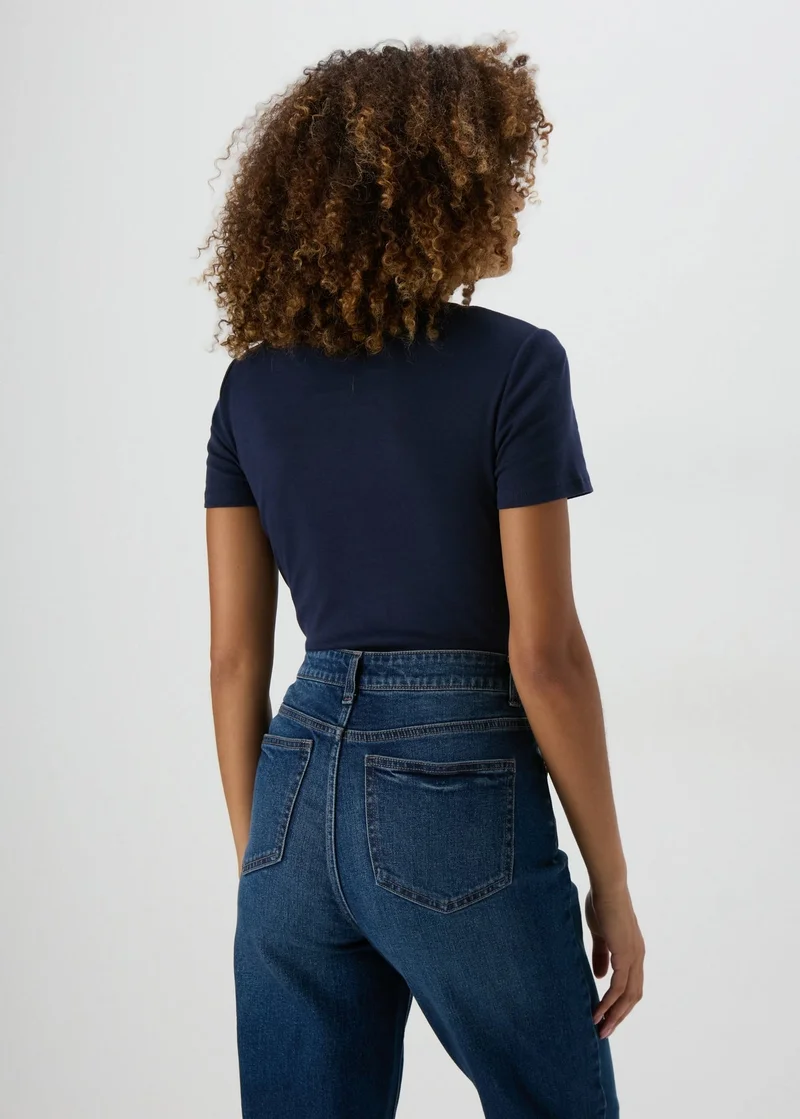 Matalan Navy Fitted T-Shirt
