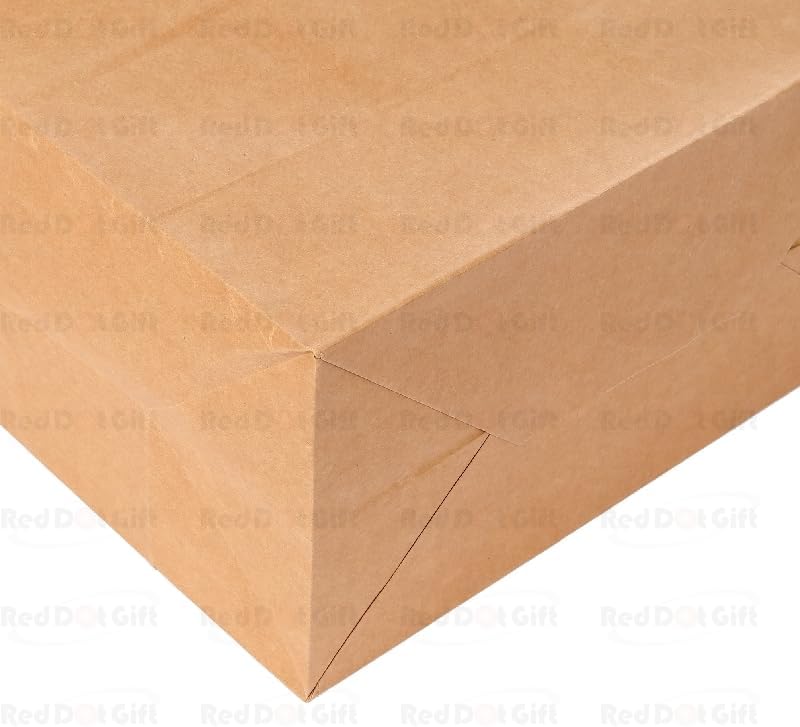 Red Dot Gift REDDOTGIFT® Pack of 20 Large Kraft Paper Gift Bags - H34*33*18cm for Various Occasions - Image 3