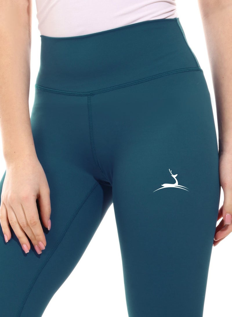 دو سبورتس وير بنطال ضيق رياضي سادة - أزرق غامق - Image 3