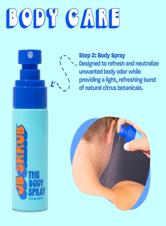 JB SKRUB The Junior Travel Trio - Complete Skin Care Set for Kids, Tweens & Teens: Hydrating Body Wash, Refreshing Body Spray, & Gentle Face Wash - Image 4