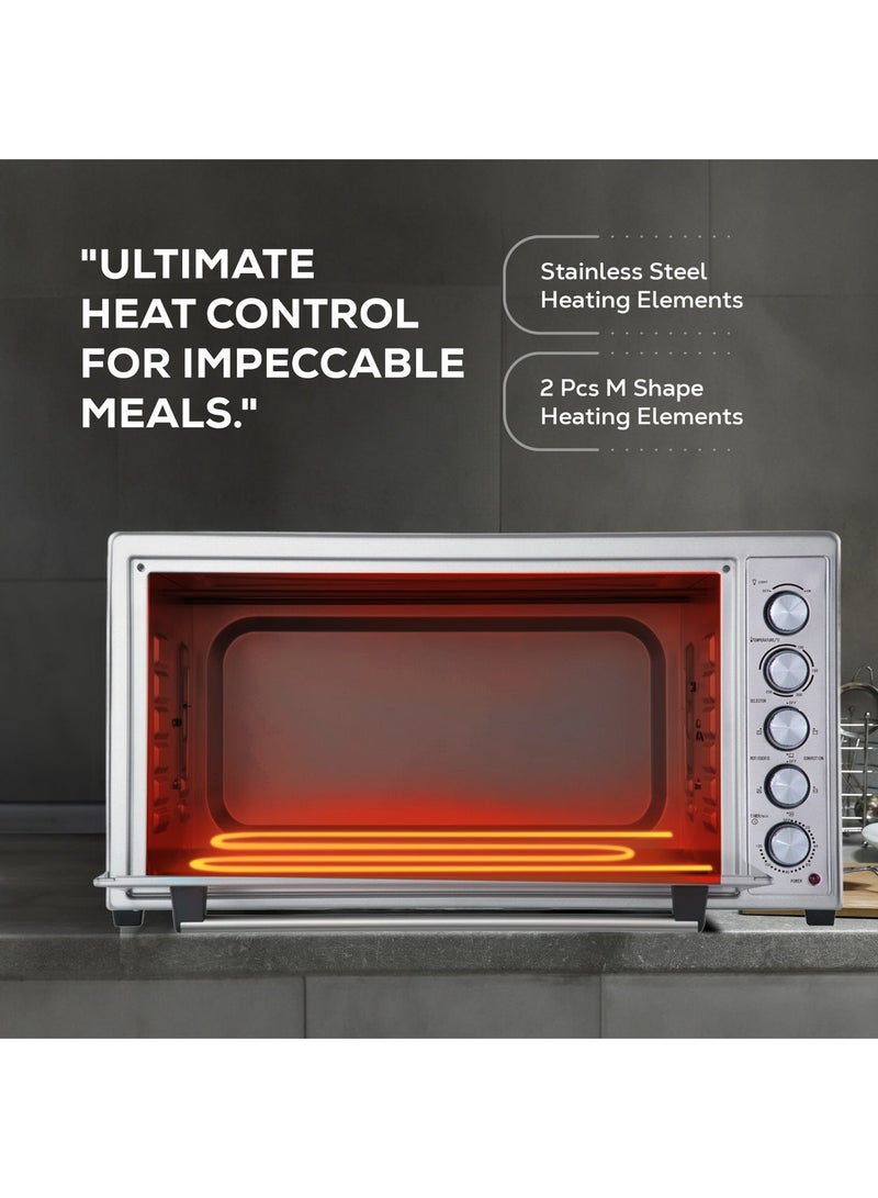 La Modano 150L Electric Oven Large Capacity Convection & Rotisserie Oven, 2800W, Double Tempered Glass Door, Temperature Control – LMEO185DG (1 Year Warranty) - Image 3