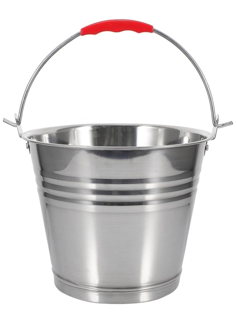 DubaiGallery Stainless Steel Bucket Silver 20L  - Image 2
