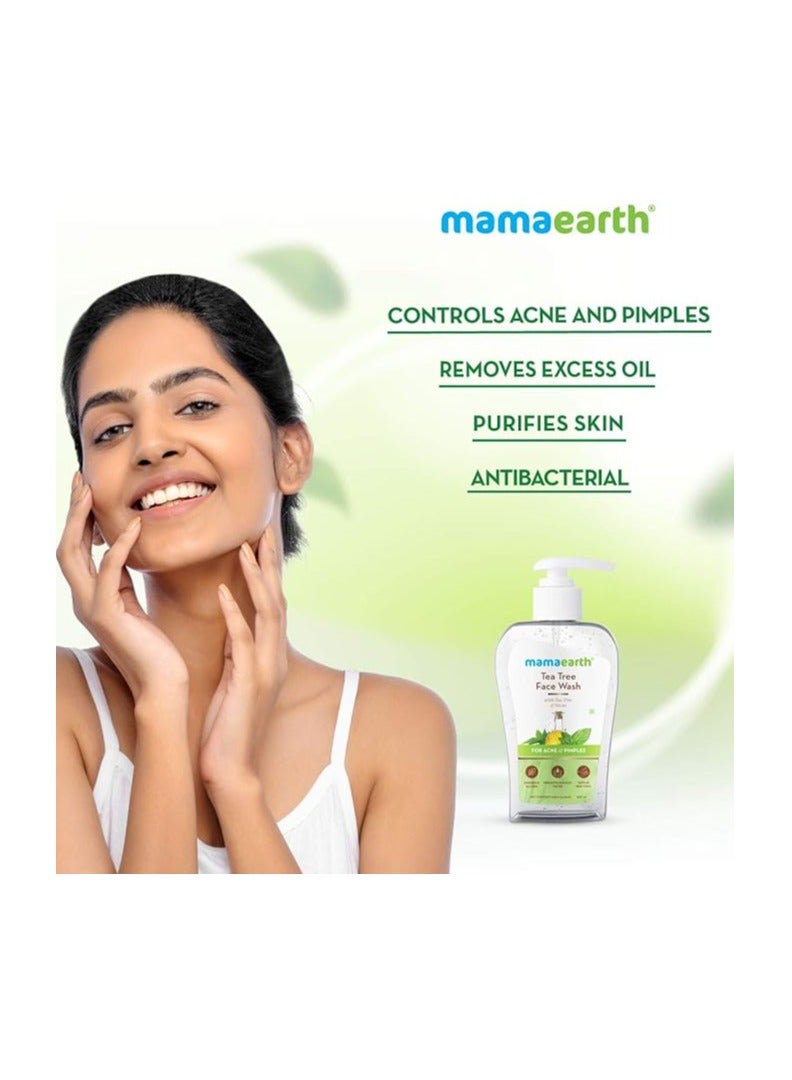 Mamaearth Tea Tree Face Wash with Neem for Acne & Pimples - 250ml - Image 5