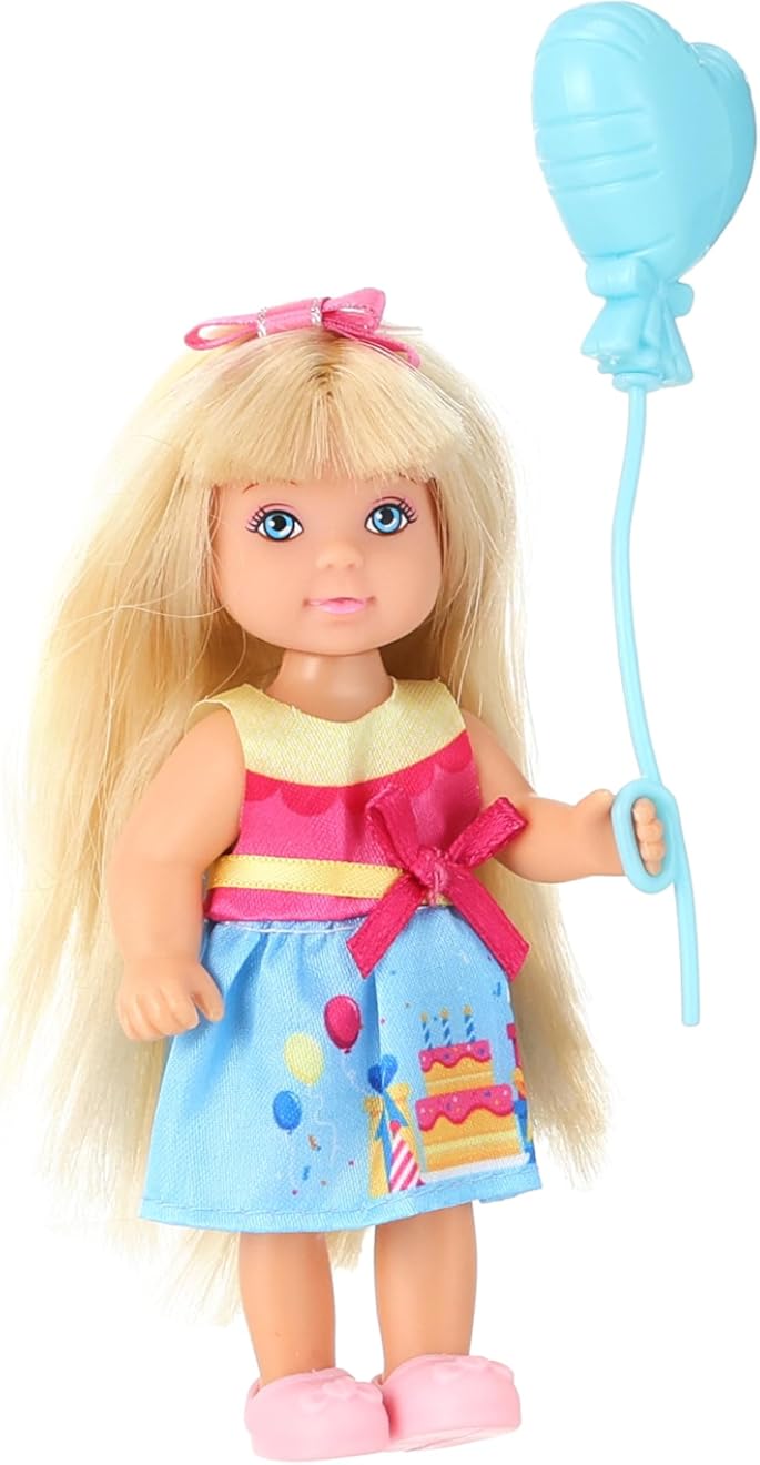 باربي مجموعة لعب دمية الطفولة السعيدة الصينية، مقاس 4.5 بوصة، ألعاب متعددة الألوان للأولاد، ألعاب للبنات، هدية عيد ميلاد، هدية الكريسماس، نمو، متعة، للأطفال.