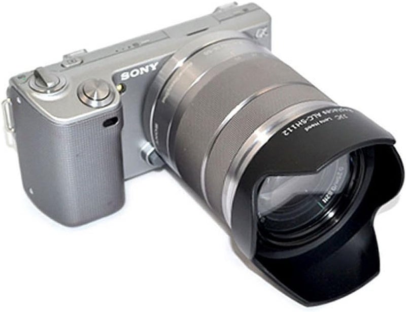 JJC Dedicated Lens Hood Sunshade for Sony E 35mm f18 OSS SEL35F18 Sony FE 28mm f20 SEL28F20 E 16mm f28 SEL16F28 Pancake Lens E 1855mm f3556 OSS SEL1855 on A7 A6300 A6000 as ALCSH112 - Image 3