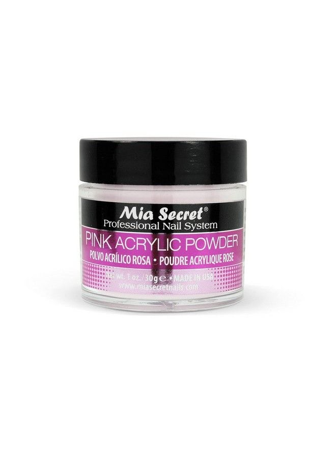 MIA SECRET مسحوق أكريليك وردي احترافي للأظافر من مجموعة أكريليك، 1 أونصة  - Image 2