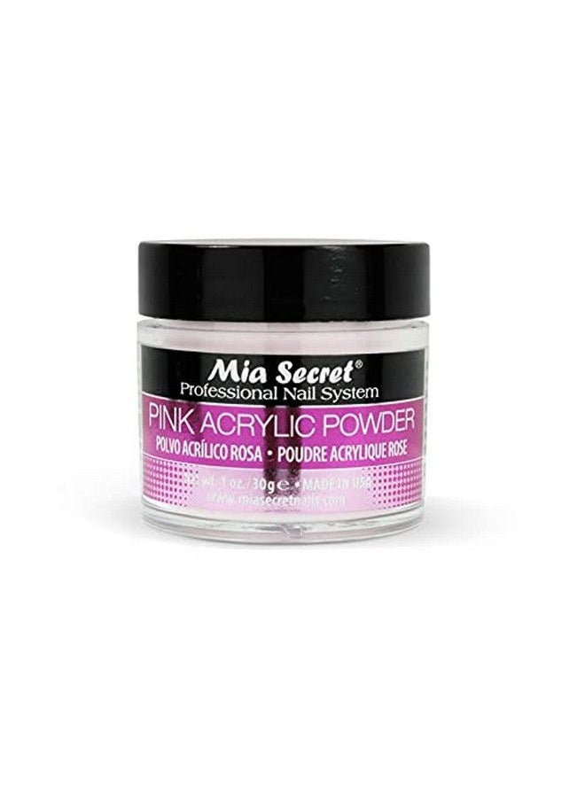 MIA SECRET مسحوق أكريليك وردي احترافي للأظافر من مجموعة أكريليك، 1 أونصة  - Image 1