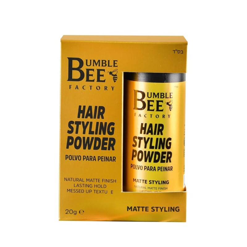 BUMBLE BEE Hair Styling Powder  Volumize and Texturize Your Hair Effortlessly Natural Matte Finish  No Oil or Greasy Residue