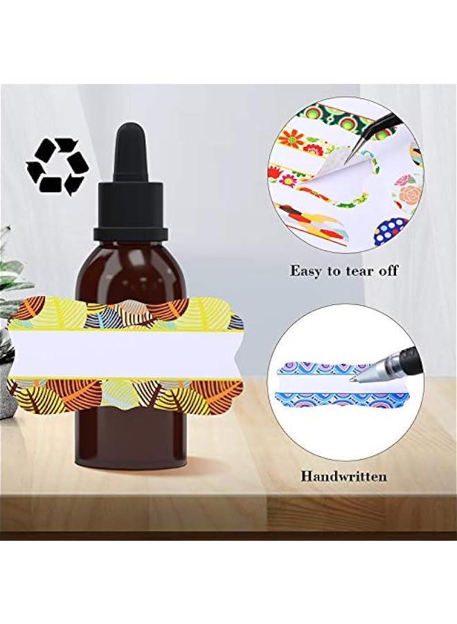 Arabest 550 Pieces 10 Sheets Essential Oils Labels Include 270 Pieces Essential Oil Bottle Labels and 280 Round Cap Stickers Waterproof Stickers for Bottles Markers  - Image 3