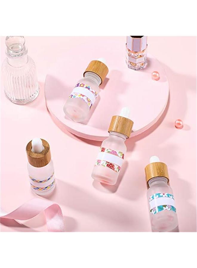 Arabest 550 Pieces 10 Sheets Essential Oils Labels Include 270 Pieces Essential Oil Bottle Labels and 280 Round Cap Stickers Waterproof Stickers for Bottles Markers  - Image 4