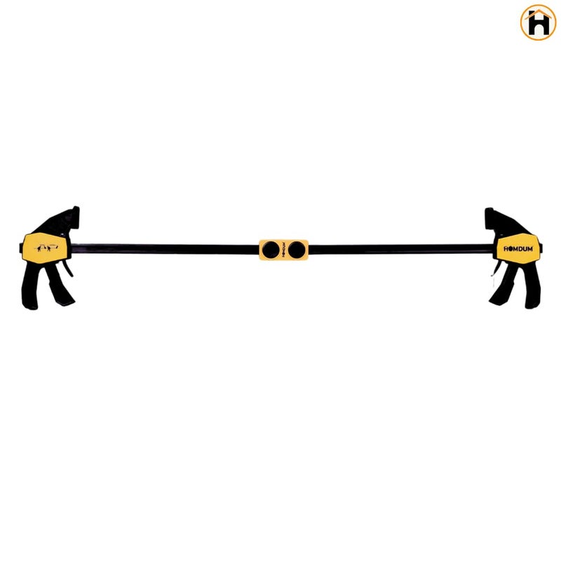 Homdum مشبك بار سريع 12 بوصة | مشبك فئة F بيد واحدة | 300 × 65 مم | موصل مشبك للمشاريع الأكبر | مقبض نايلون و قبضة مطاطية | محول بار سريع لمشاريع النجارة عبوة من 2 قطعة - Image 3