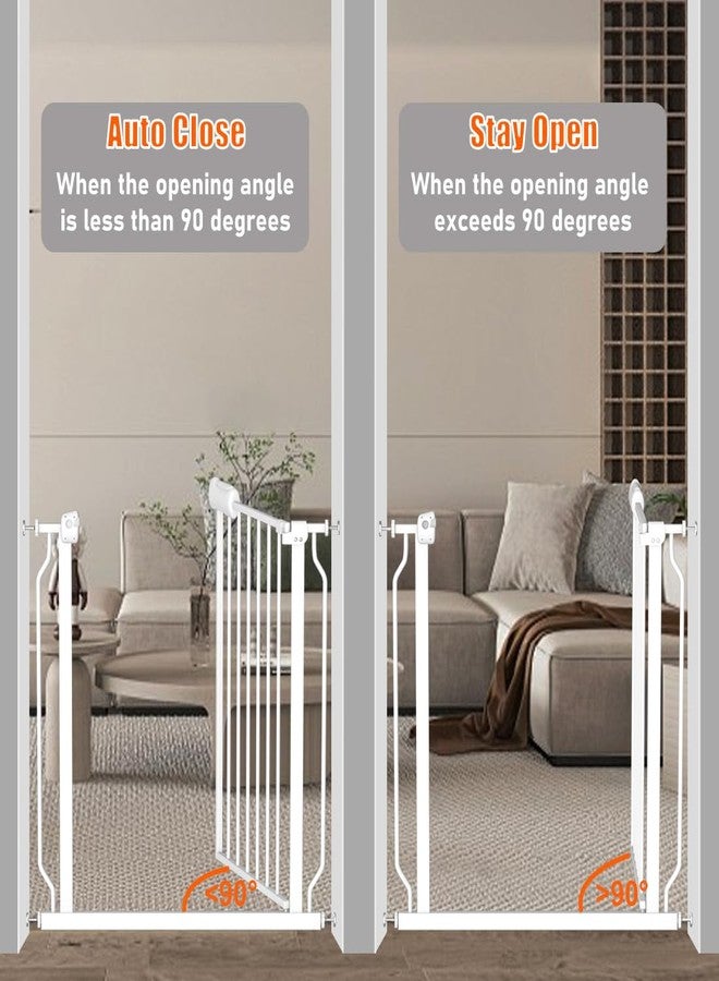 Fairy Baby Small Narrow Baby Gate for Doorways Stairs Hallway 25-27 Inch Wide, Pressure Mounted Walk Through Gates, Indoor Safety Child Gates for Kids or Pets - Image 5